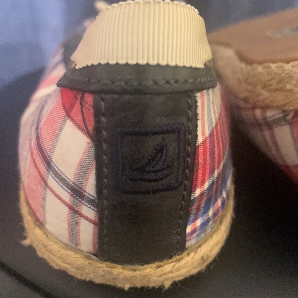 Women’s Vintage Sperry Plaid Top Siders - Size 9 - Picture 9 of 11